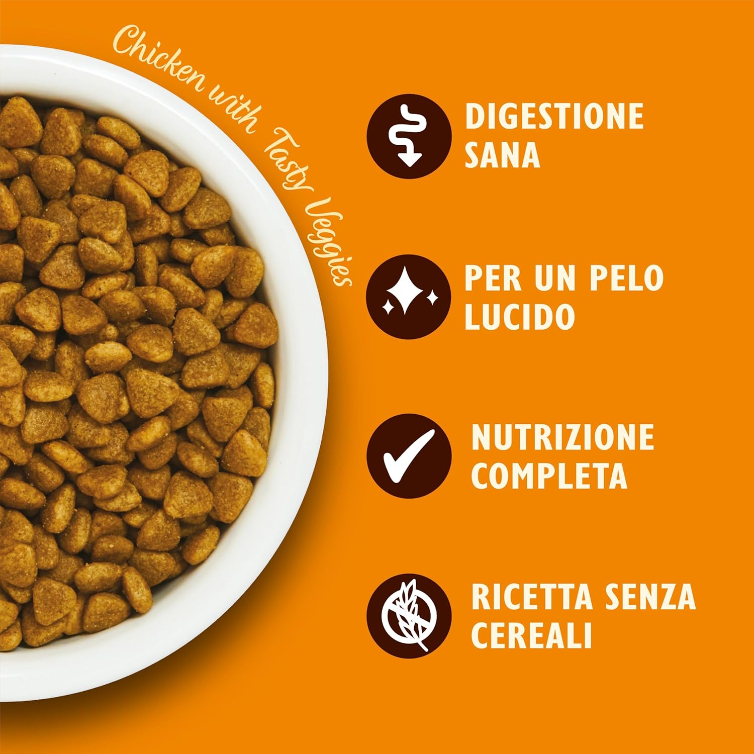 Detalle de Lily's Kitchen Cibo secco per gatti adulti senza cereali al pollo con verdure, 2 kg