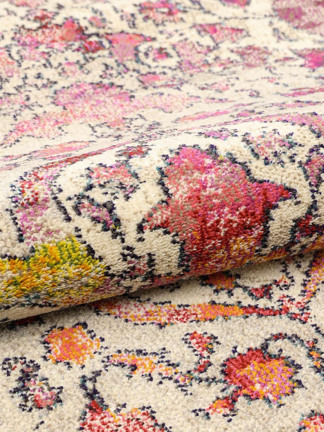 Thumbnail 3 de RugVista Kaleidoscope Round Rug, Ø 150 cm, Multi-Colour, Medium Pile