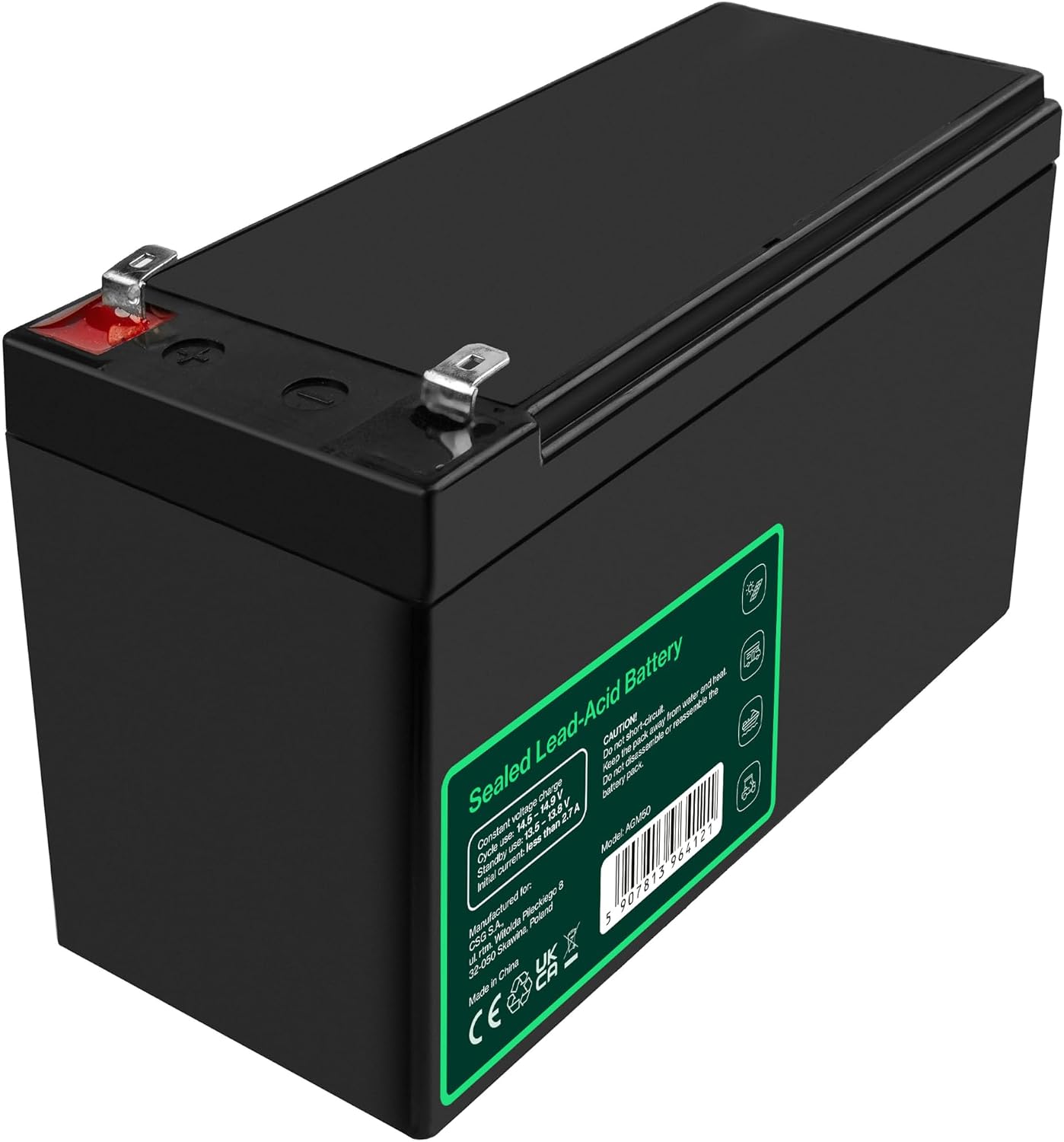 Detalle 1 de Green Cell 12V 10Ah AGM Akku für USV
