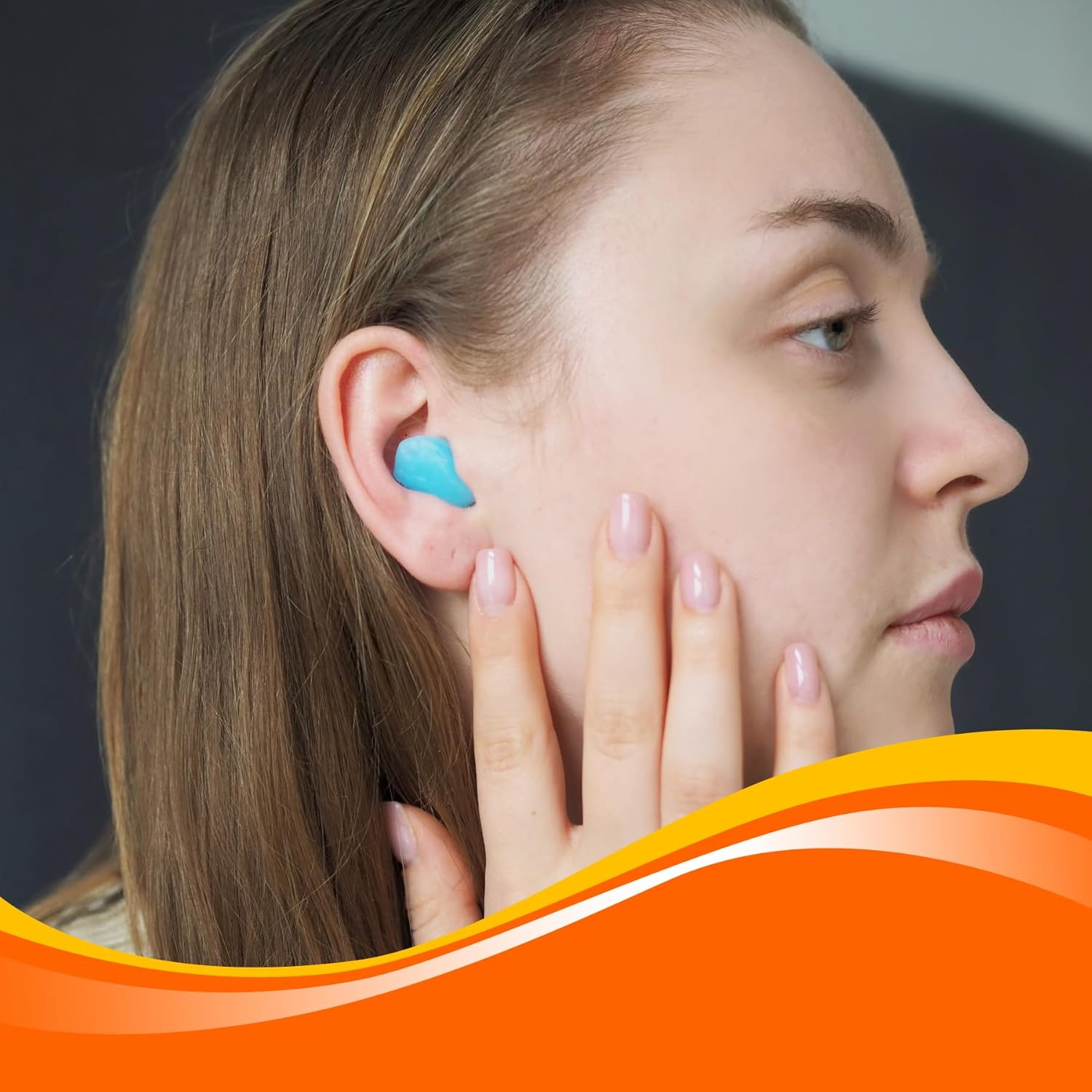 Thumbnail 6 de Mobi Lock lot de 30 bouchons d’oreille réutilisables en cire de silicone, réduction du bruit 32 dB (bleu) avec étui