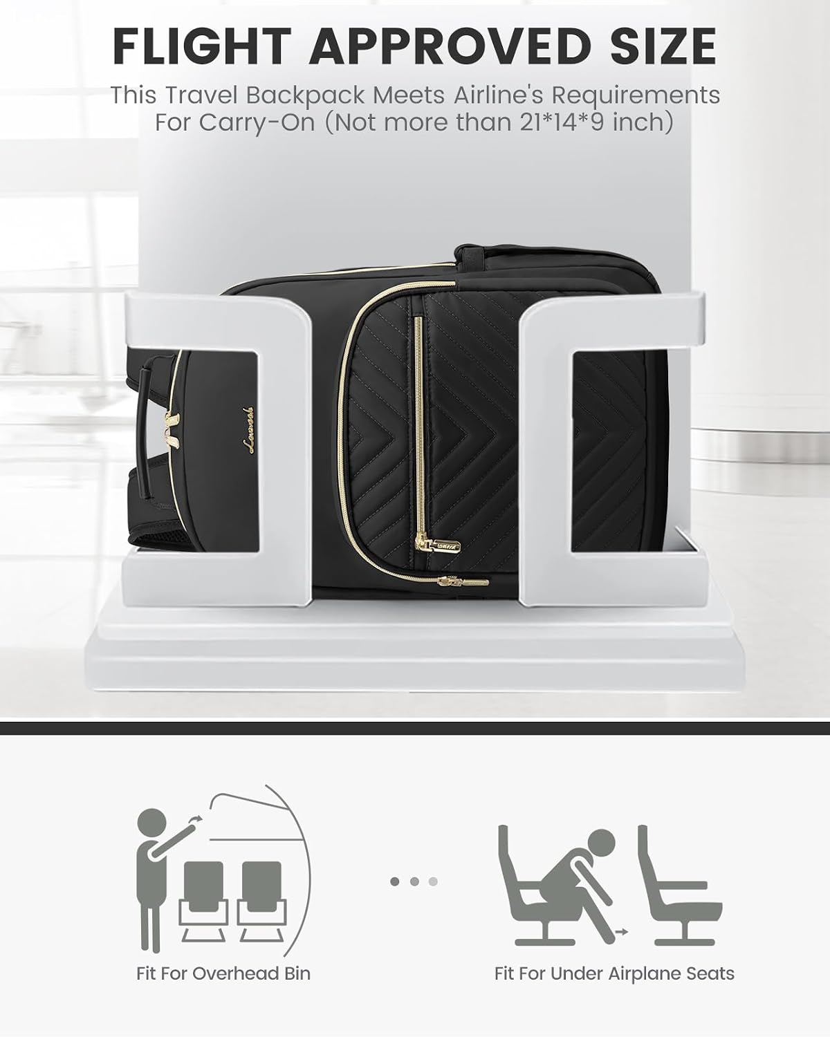 Thumbnail 5 de LOVEVOOK Laptop Backpack Purse 15.6 in