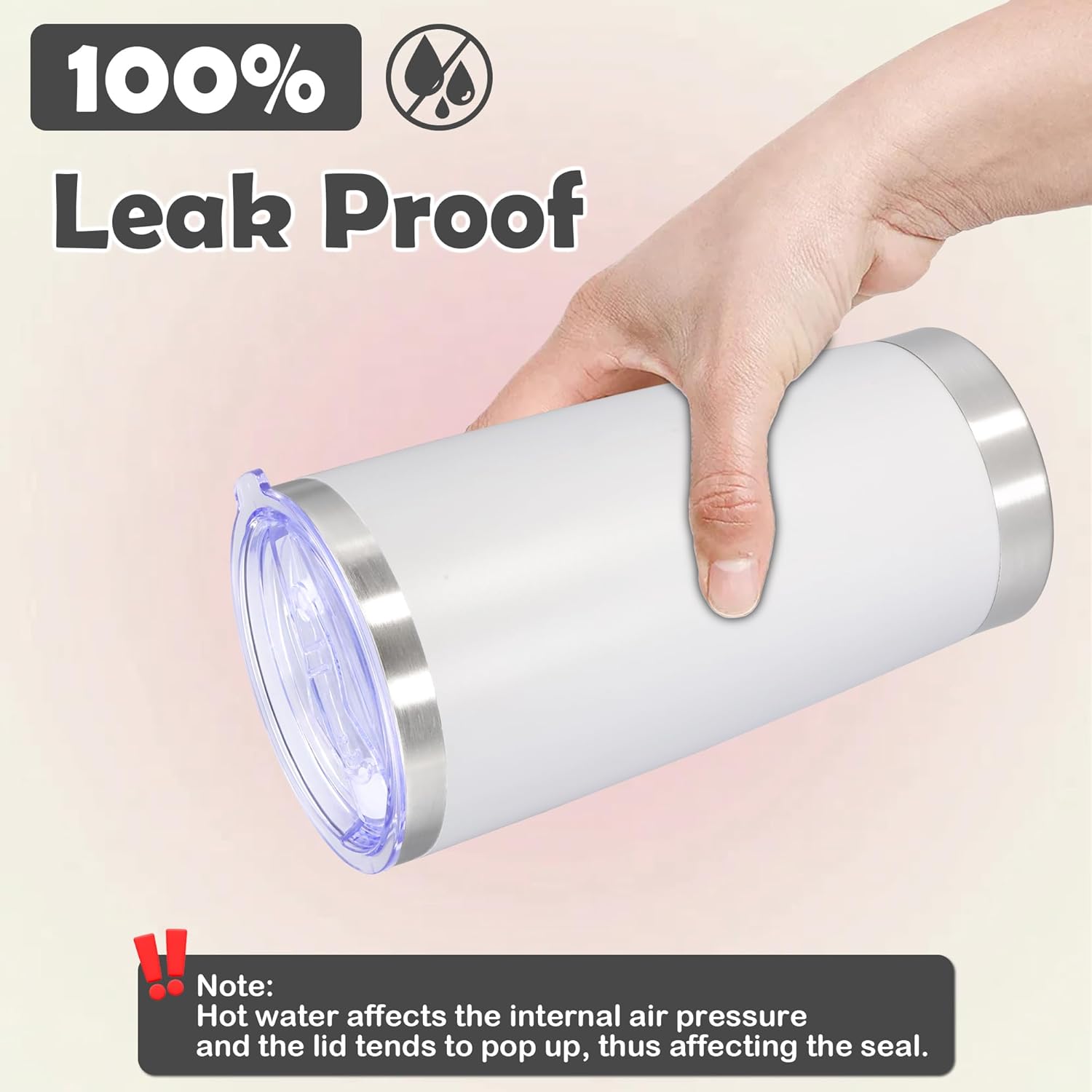 Thumbnail 5 de AUWBON 20oz Tumbler Stainless Steel Travel Mug