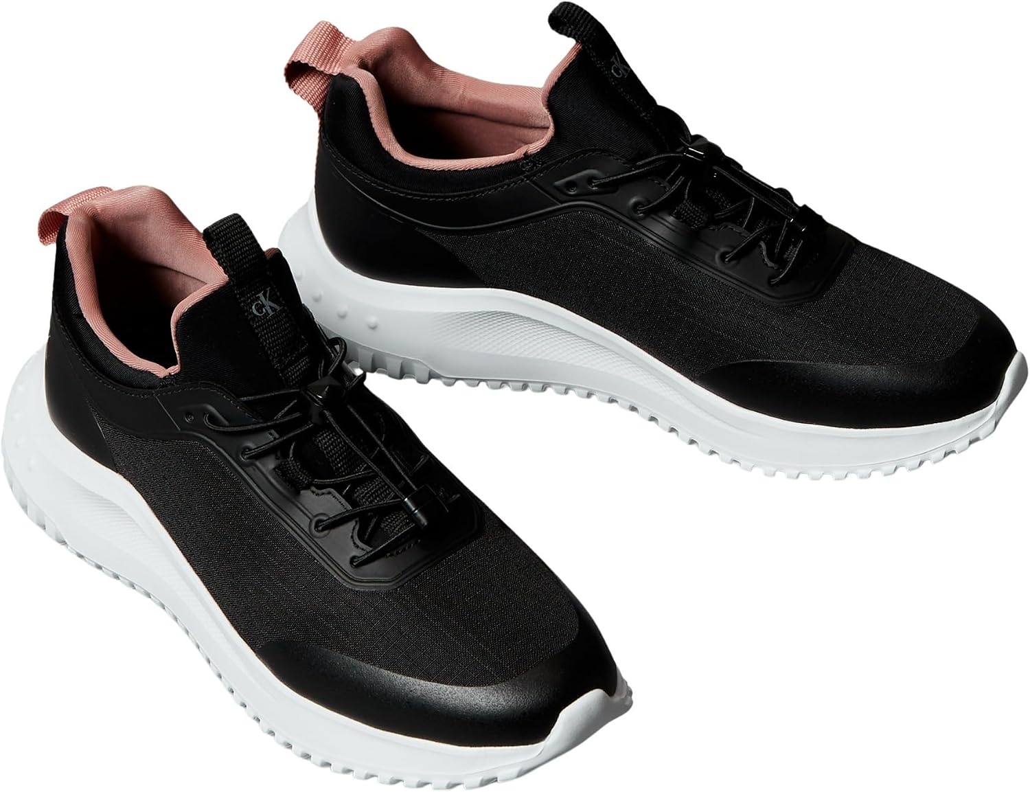 Detalle de Calvin Klein Eva Runner Laceup Sock Mat Mix Yw0yw02064, Basso Top Donna