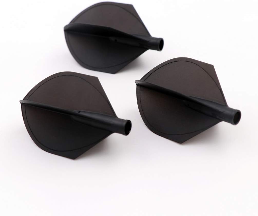 Detalle de CUESOUL TERO AK4 – ensemble de 3 fléchettes flights Standard Slim (bouclier, noir)