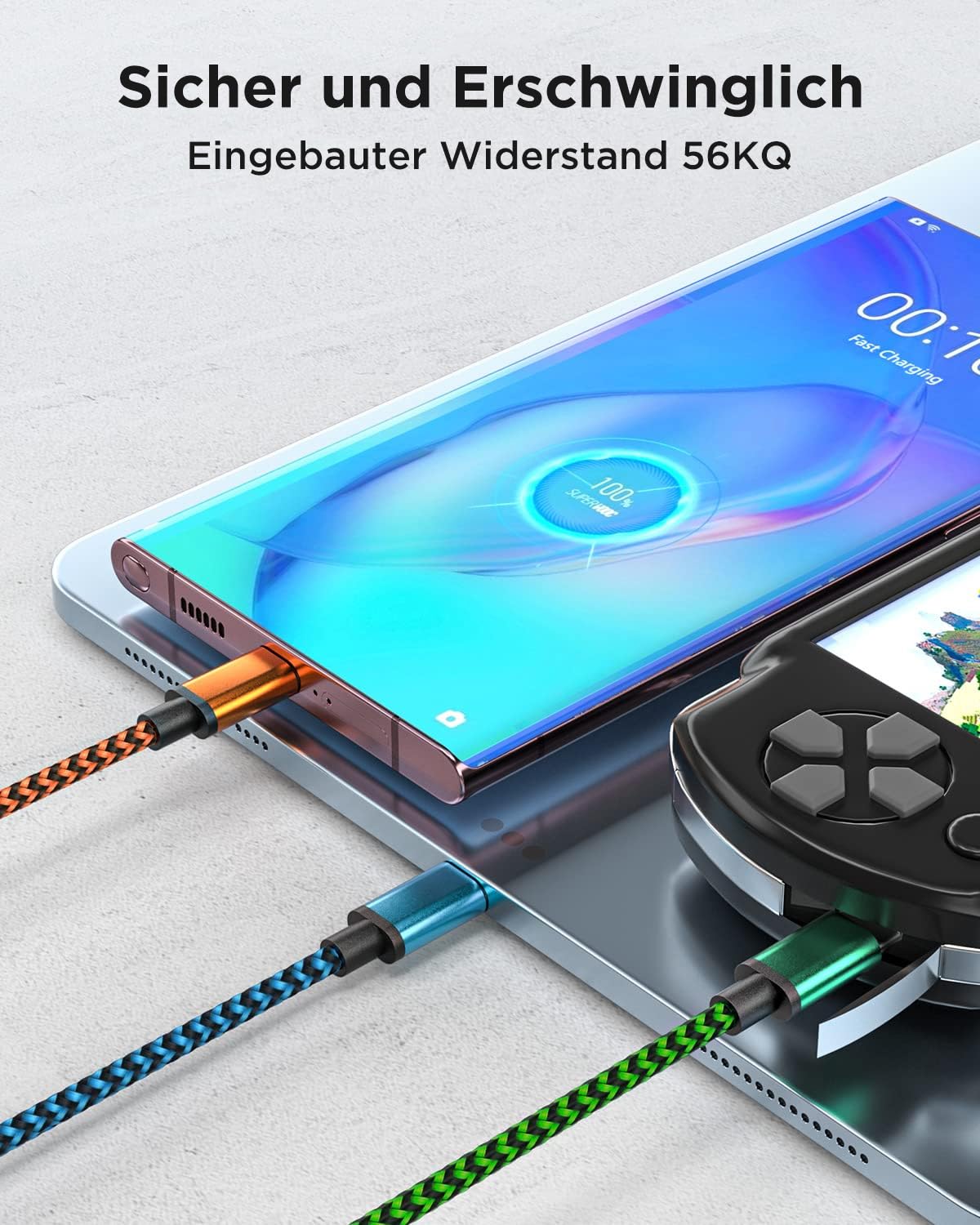 Thumbnail 4 de USB C Kabel 4er Set 0,5–2 m