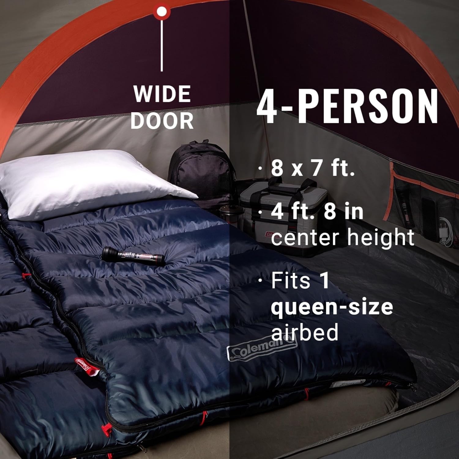 Detalle 2 de Coleman Camping Tent for 8 People