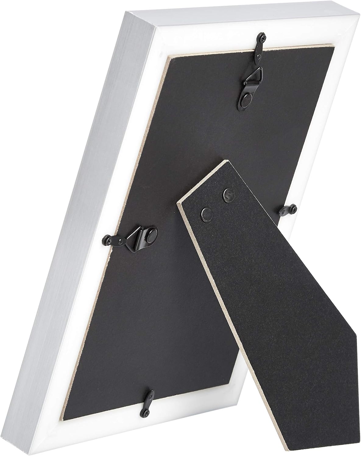 Detalle 2 de Amazon Basics Rectangular Photo Frame, Nickel, 2-Pack – 13 x 18 cm