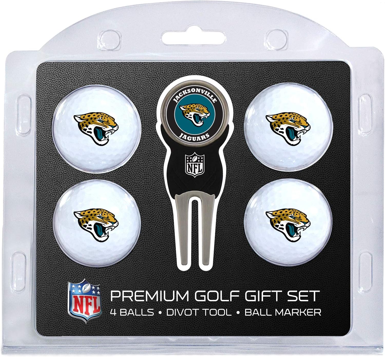 Thumbnail 4 de Team Golf NFL Regulation Size Golf Balls (4 Count) & Divot Tool with Removable Double-Sided Magnetic Marker