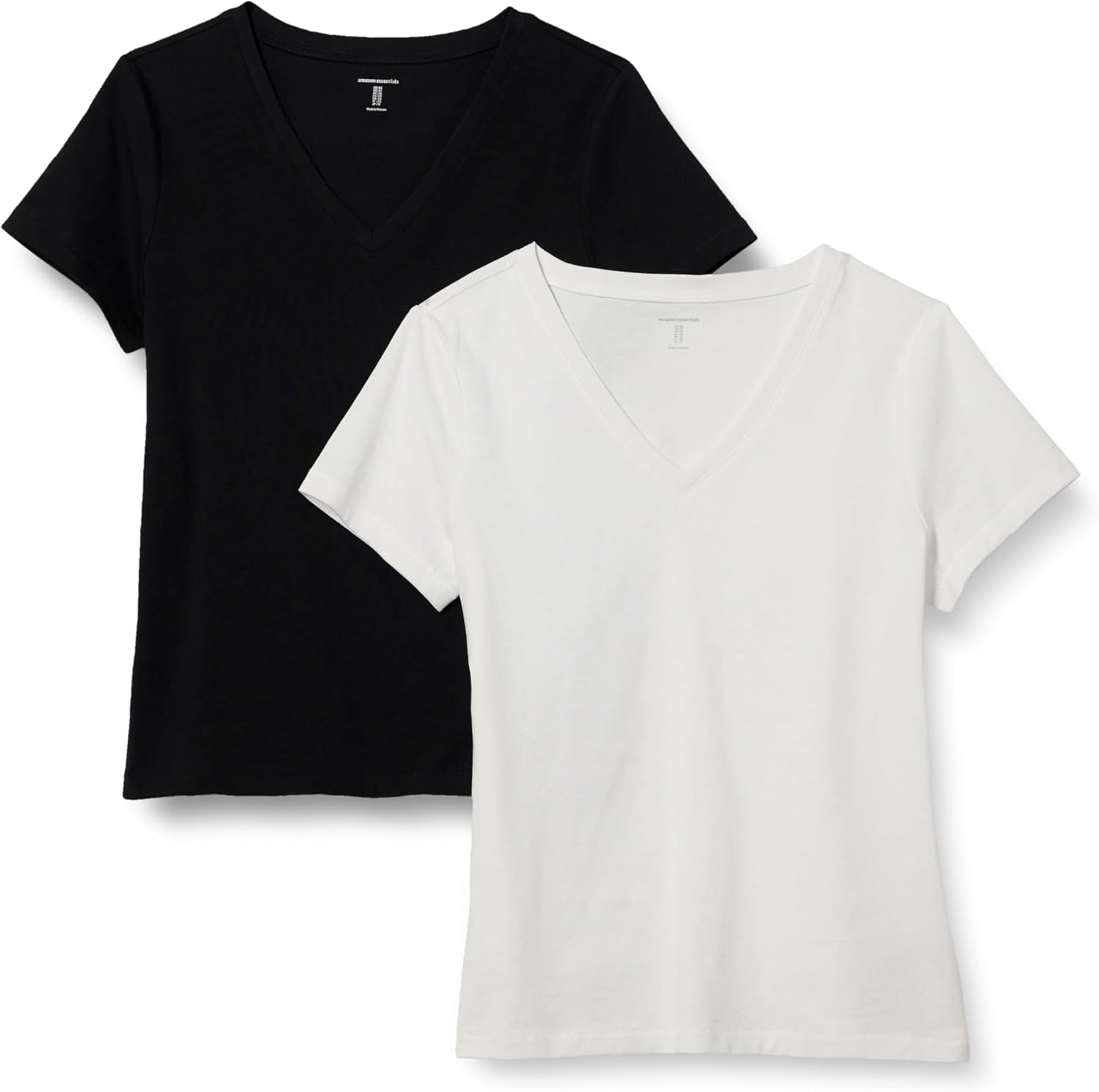 Thumbnail 6 de Damen T-Shirt mit V-Ausschnitt – Amazon Essentials Kurzarm, Regular Fit aus 100% Baumwolle