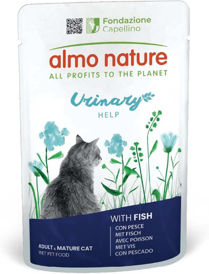 Thumbnail 4 de almo nature Functional Urinary Help: cibo umido per gatti adulti al pesce con supporto vie urinarie (30 buste da 70g)