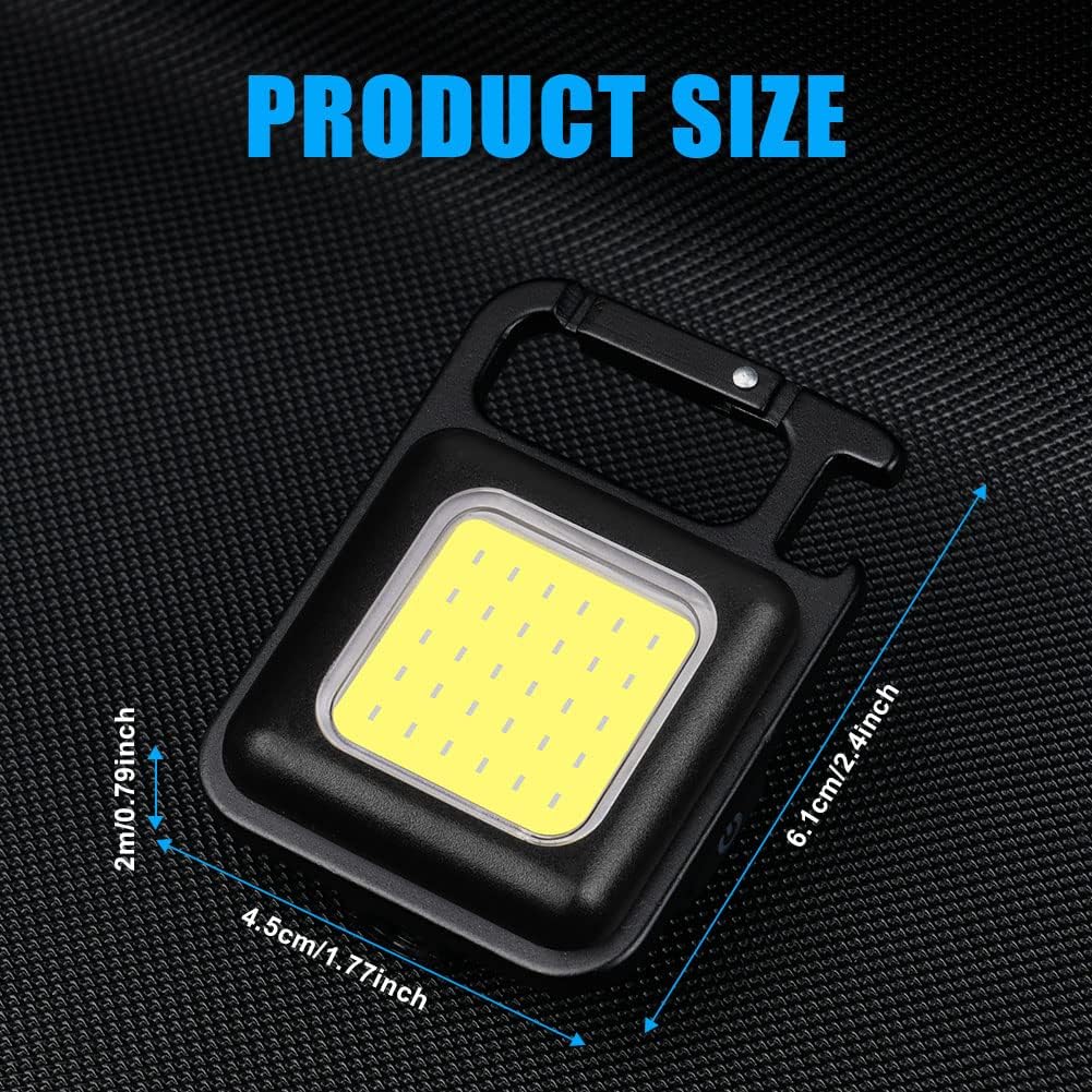 Thumbnail 4 de Flintronic Mini Lampada da Lavoro Portachiavi LED COB, Impermeabile, USB Ricaricabile e Leggera