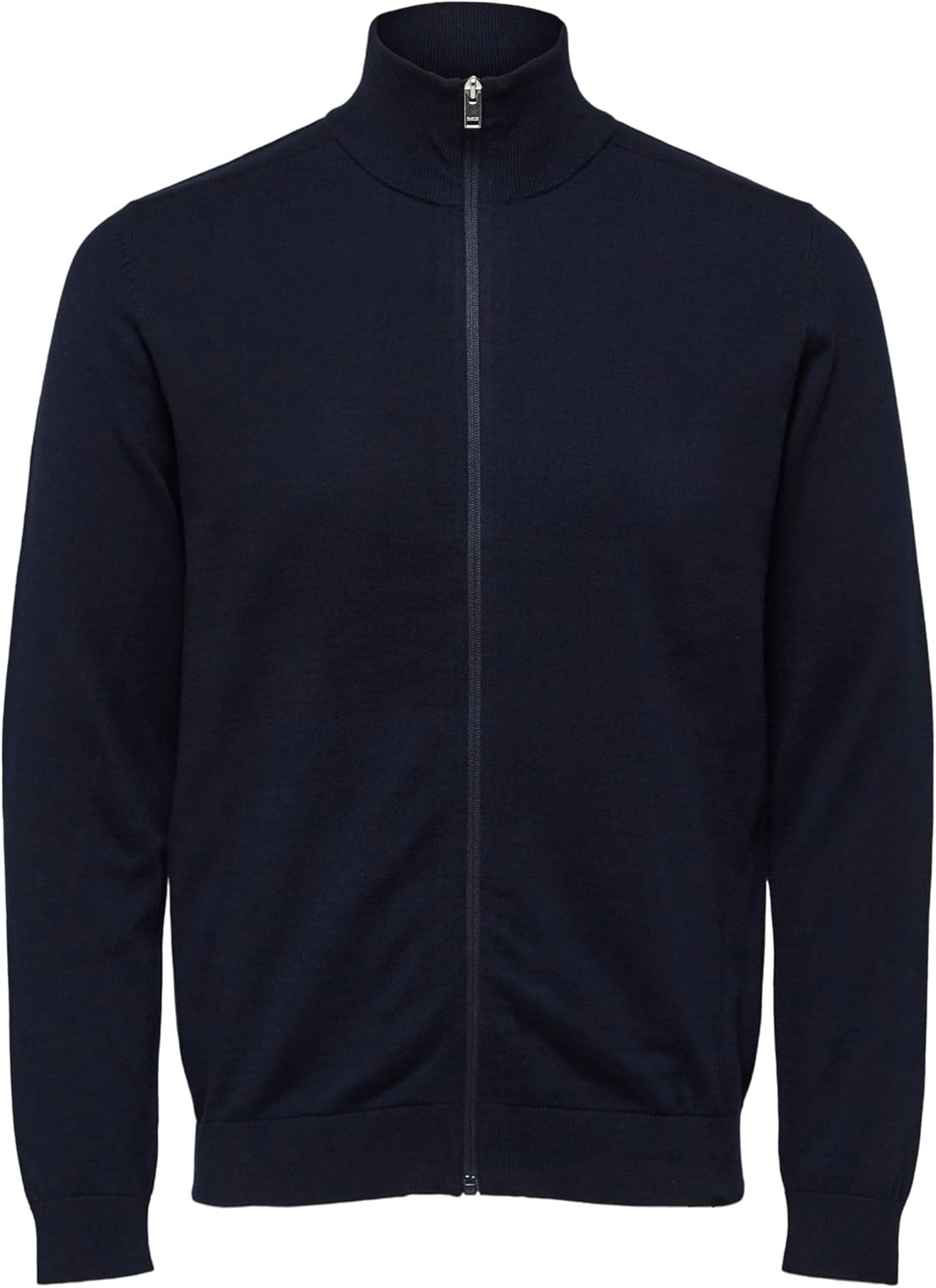 Thumbnail 5 de SELECTED HOMME Male Strickjacke Zip-up – atmungsaktiv, mit Rippdetails