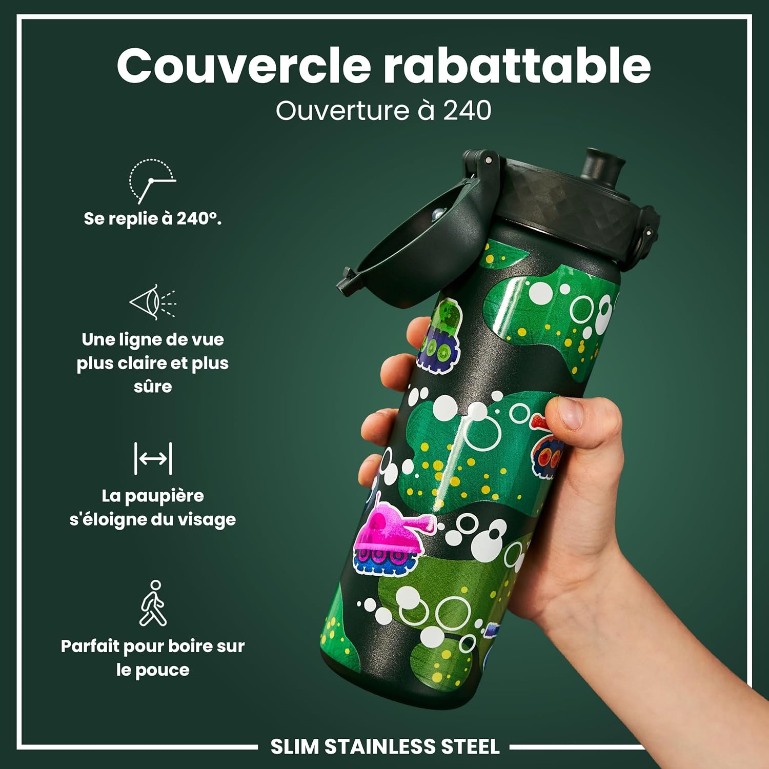 Thumbnail 3 de ion8 Gourde Inox Léger 600ml 🥤