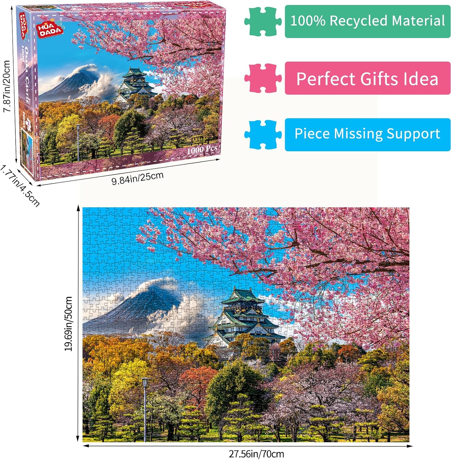 Detalle 2 de HUADADA 1,000-Piece Jigsaw Puzzle