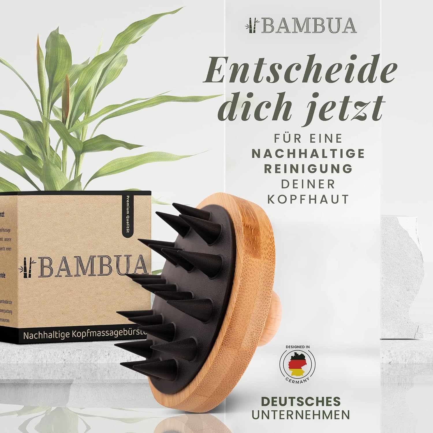 Thumbnail 6 de BAMBUA Kopfhaut Massagebürste