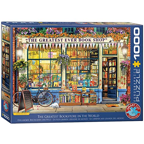 Detalle de EuroGraphics World’s Greatest Bookstore Puzzle 1000 piezas