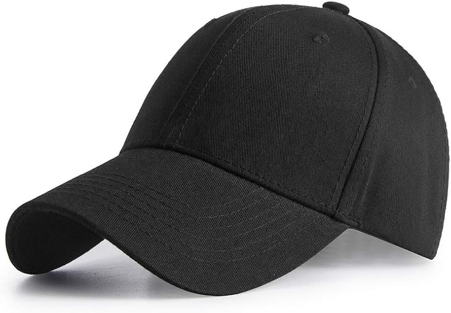 Detalle de HGDGears Plain Baseball Cap Snapback for Men – Classic 6-Panel Adjustable Sun Visor Hat