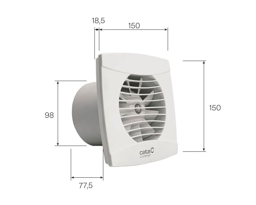 Detalle de Cata UC-10 STD Extractor de baño 15,4×15,4×10,5 cm