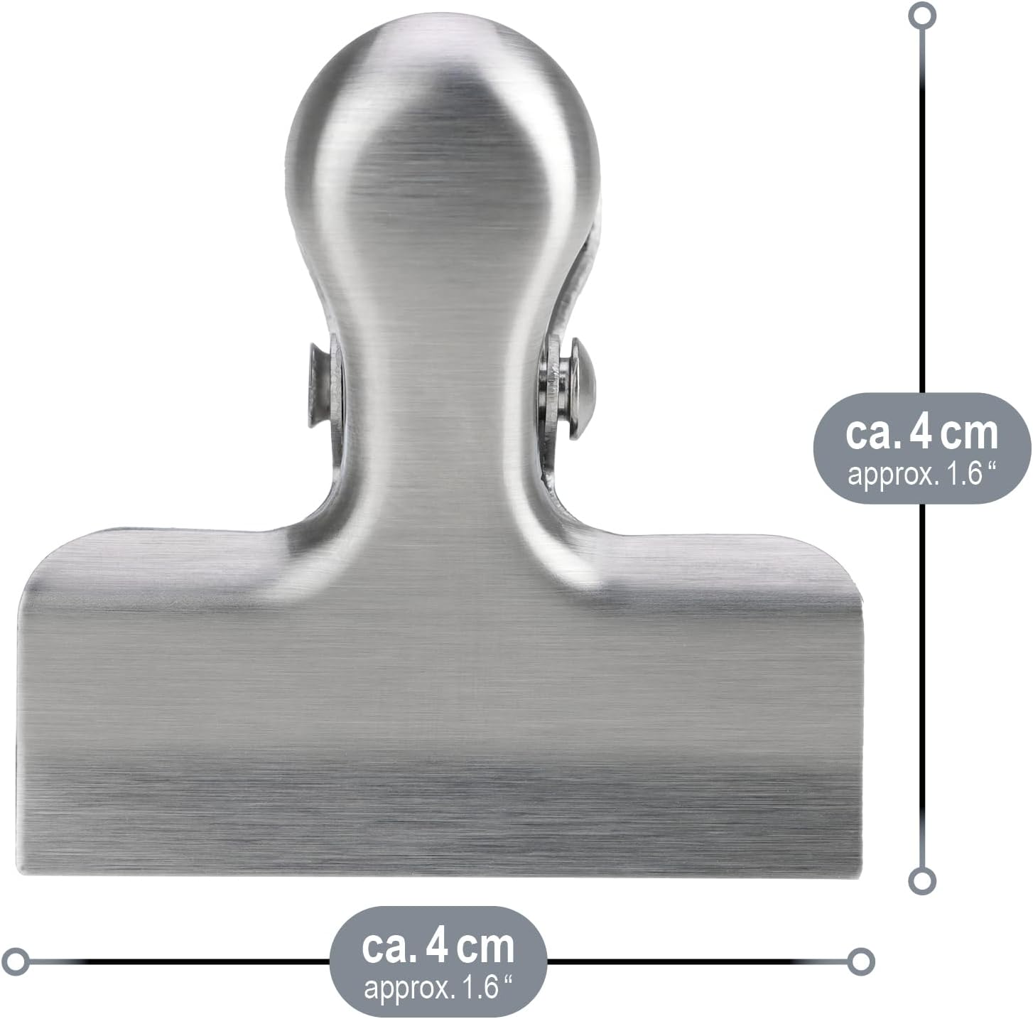 Thumbnail 5 de com-four Lot 10 pinces 4 x 4 cm