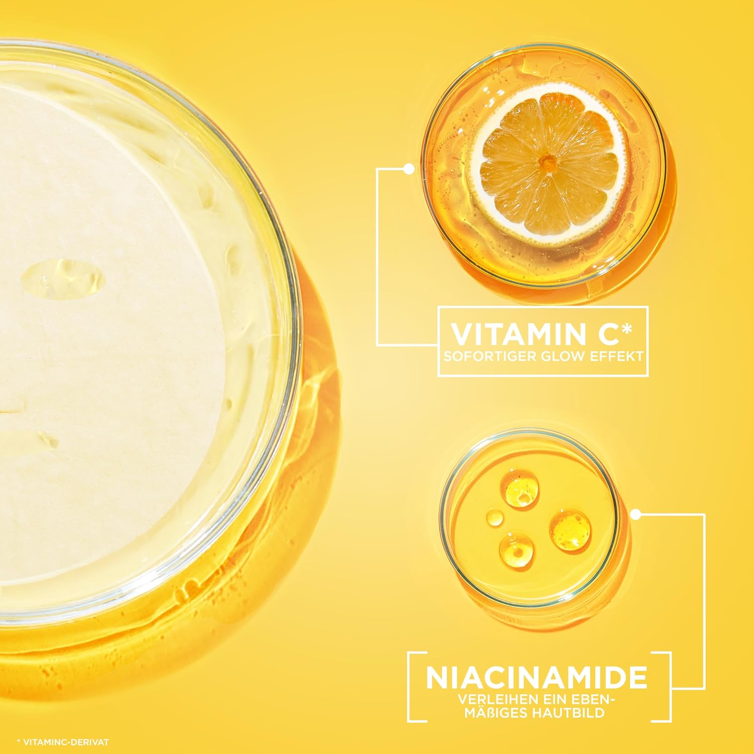 Detalle de Garnier SkinActive Feuchtigkeitsspendende Tuchmaske – Hyaluronsäure & Vitamin C, 5er-Pack