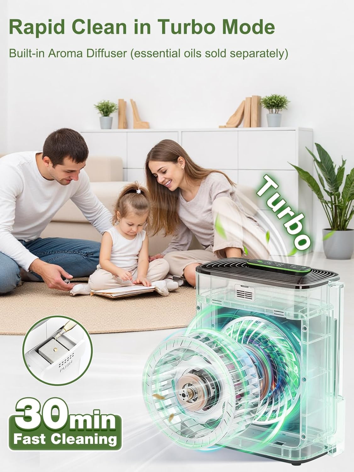 Thumbnail 2 de KNKA APH3000 Air Purifier for Large Rooms