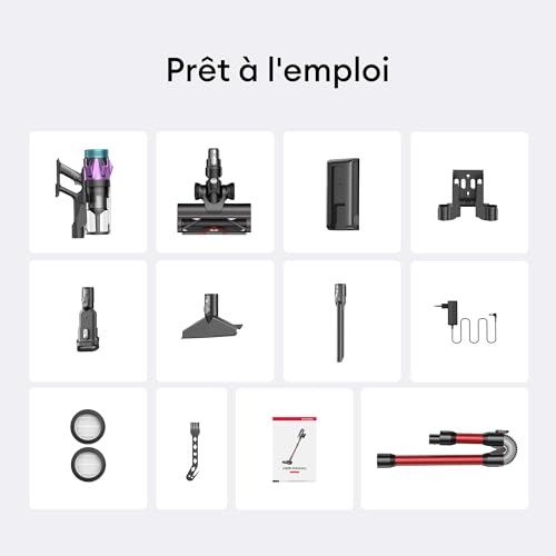 Thumbnail 13 de Ultenic U18 Pro – Aspirateur balai sans fil avec GreenEye, 80 min d’autonomie et HEPA H13