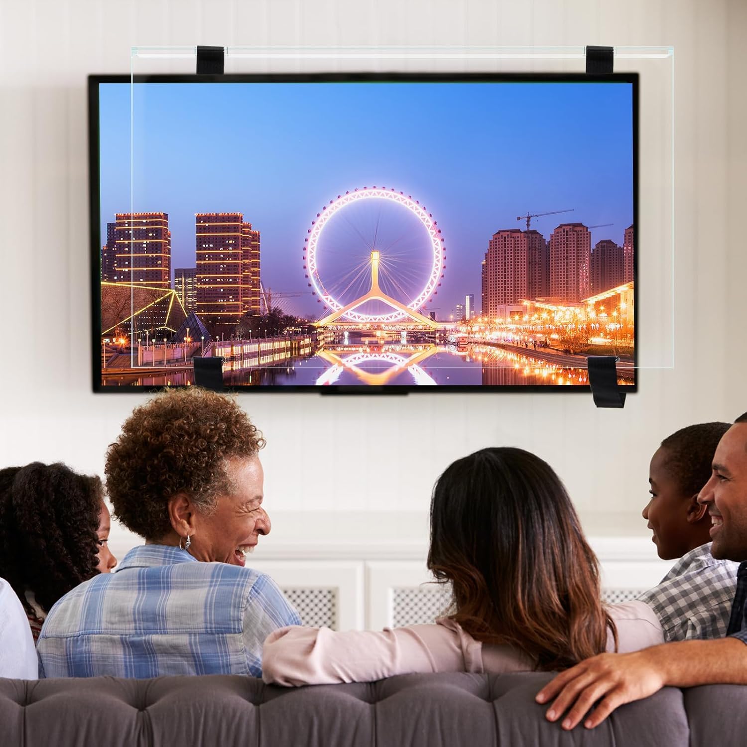 Thumbnail 5 de Fohil 55 Inch TV Screen Protector — HD Clear Acrylic Shield