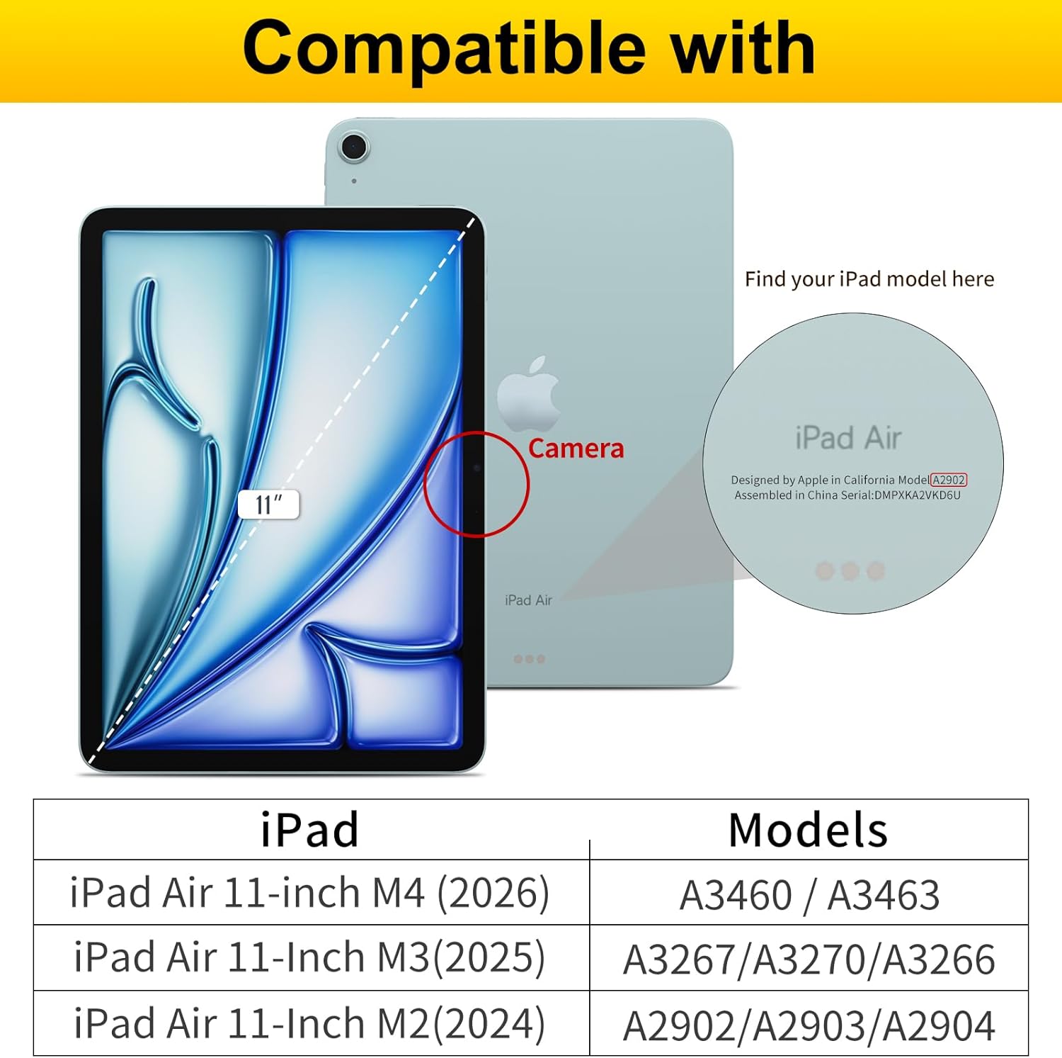 Thumbnail 1 de GOZOPO iPad Air 11 Inch Screen Protector