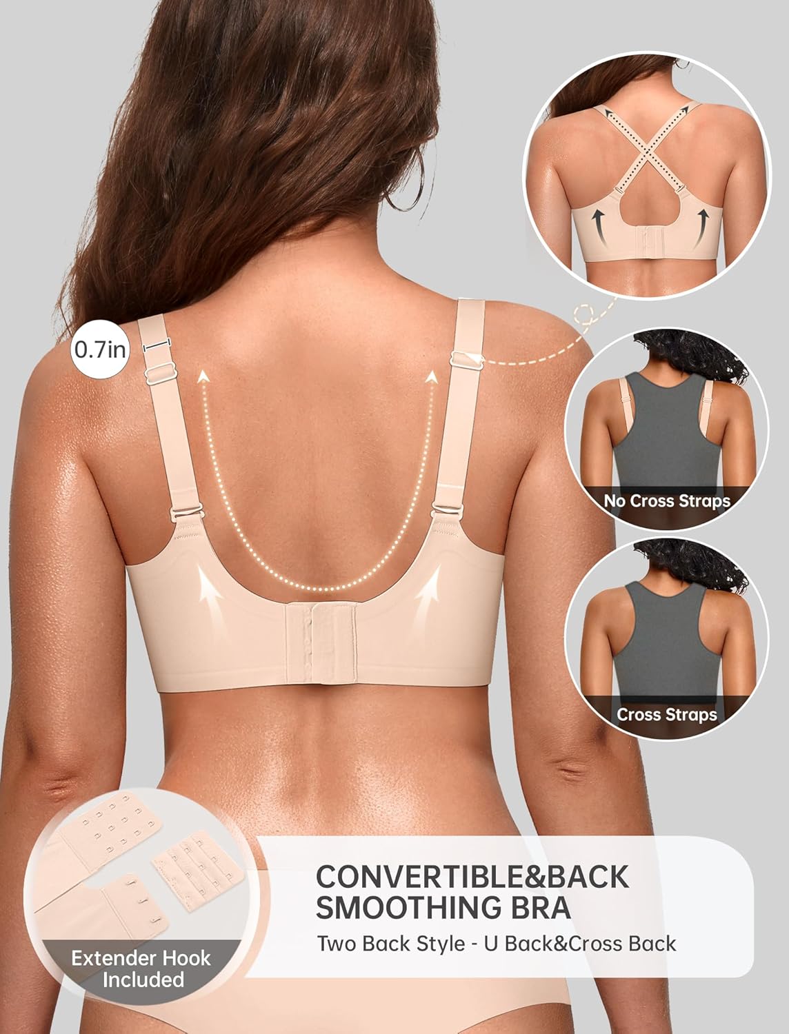 Thumbnail 3 de OEAK Jelly Bras No Underwire Push Up