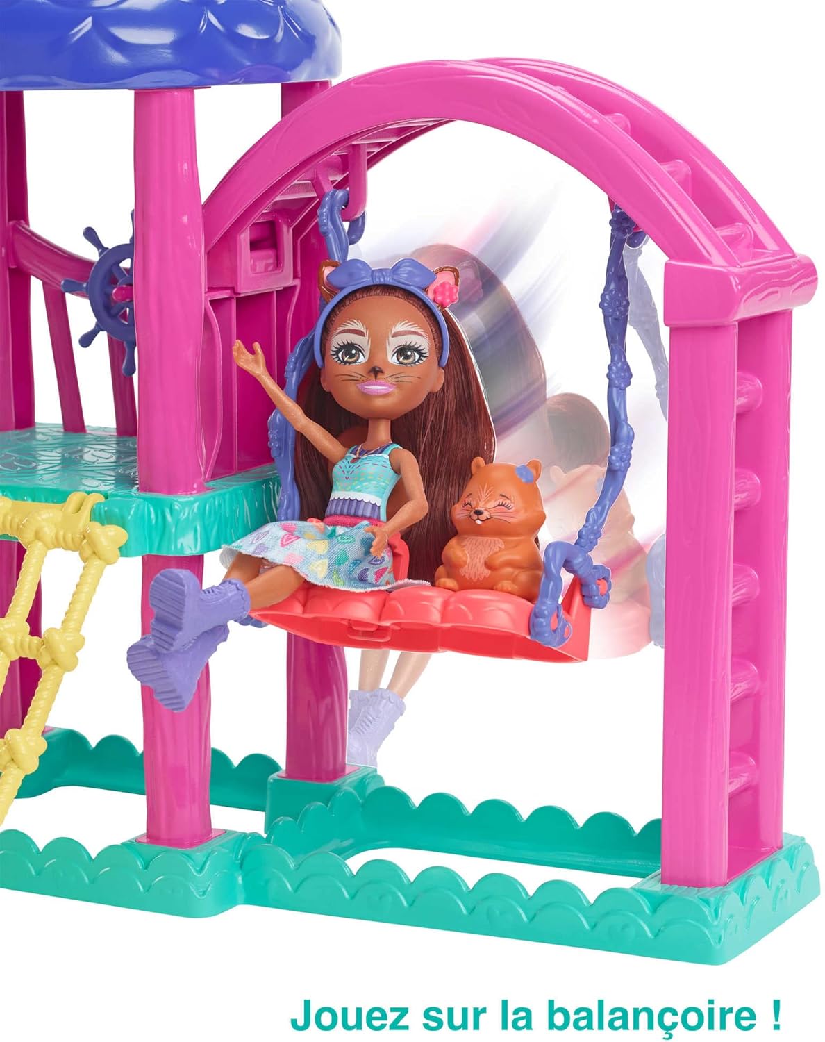 Detalle de Enchantimals Coffrets Mini Poupées – Sabine et Seneca Écureuil, Coffret Jeux Multicolore