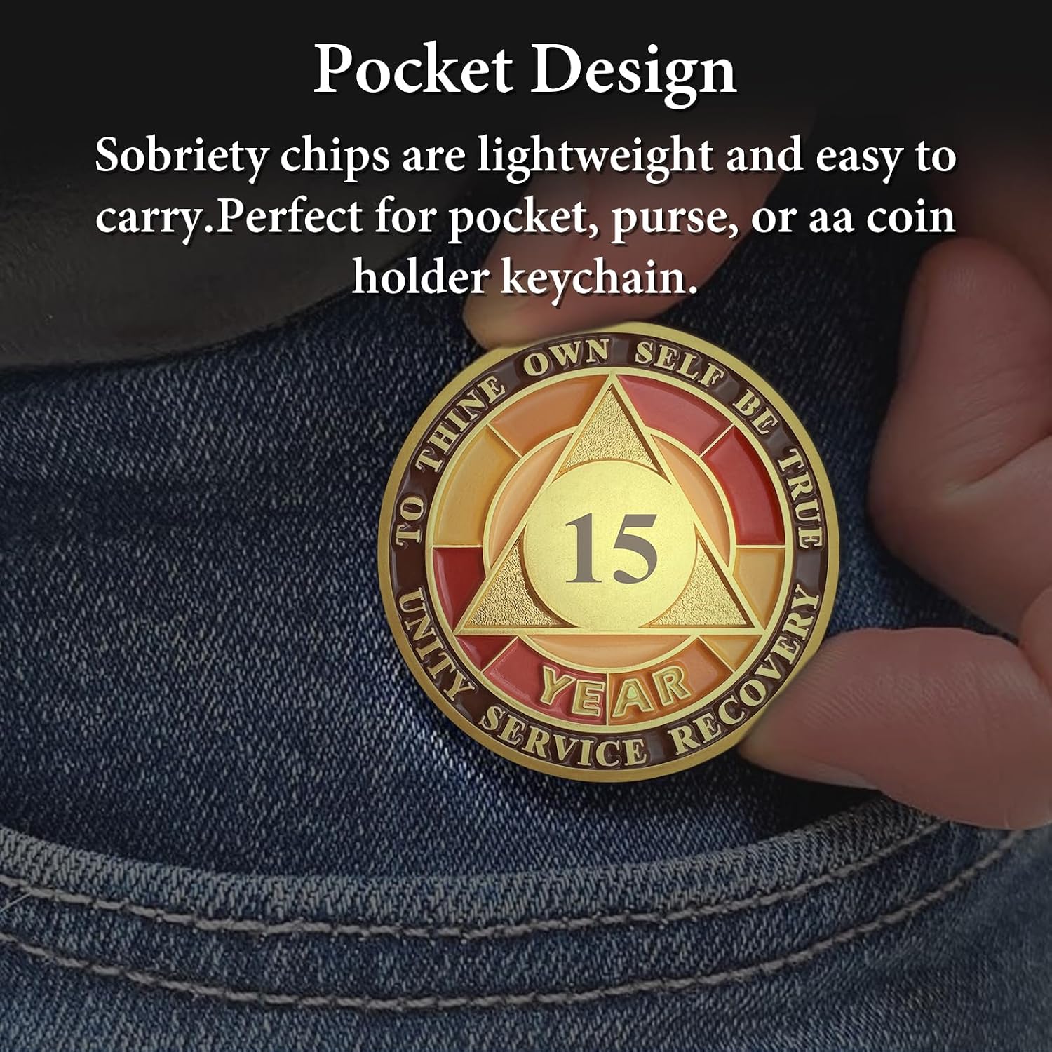 Thumbnail 6 de Sobriety Coin, Zinc Alloy