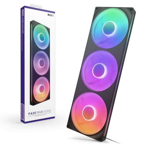 Detalle 2 de NZXT F420 RGB 420 mm, 3 x 140 mm ventiladores