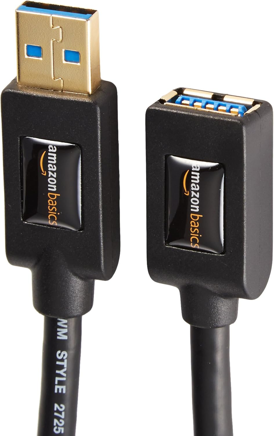 Thumbnail 2 de Amazon Basics 2-Pack USB-A 3.0 Extension Cables (1.8 m)