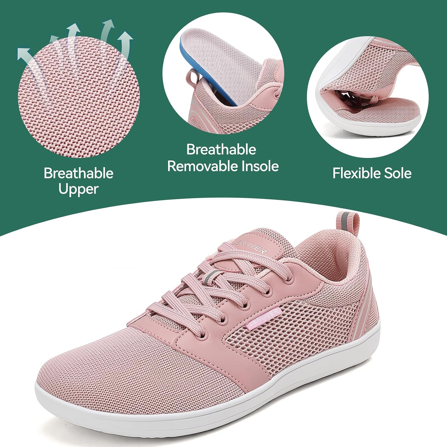 Thumbnail 3 de Gitzing Barefoot Shoes Unisex Wide Trail