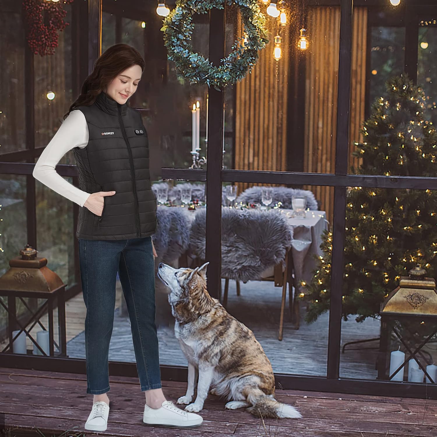 Thumbnail 1 de Gokozy Women's Heated Vest 3-zone heated vest