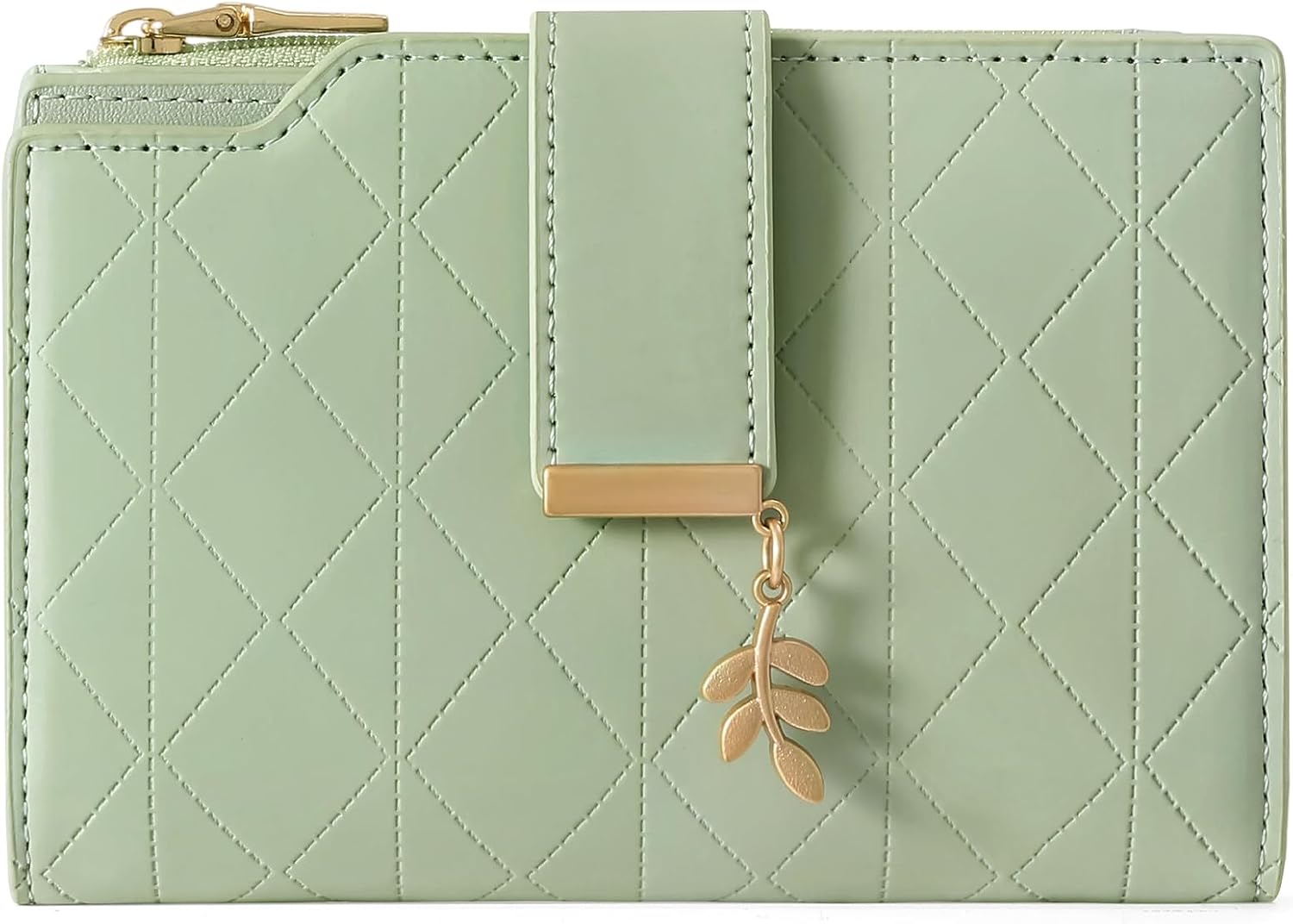 Thumbnail 6 de SENDEFN Bifold Small Vegan Leather Purse 4.5in
