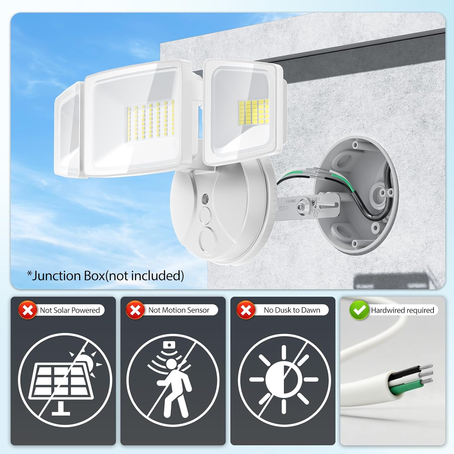 Detalle de Onforu Outdoor Flood Lights 75W