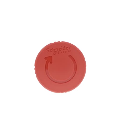 Detalle de Schneider Electric Harmony XB5 – Tête bouton arrêt d’urgence Ø40, pousser tournant rouge (ZB5AS844)