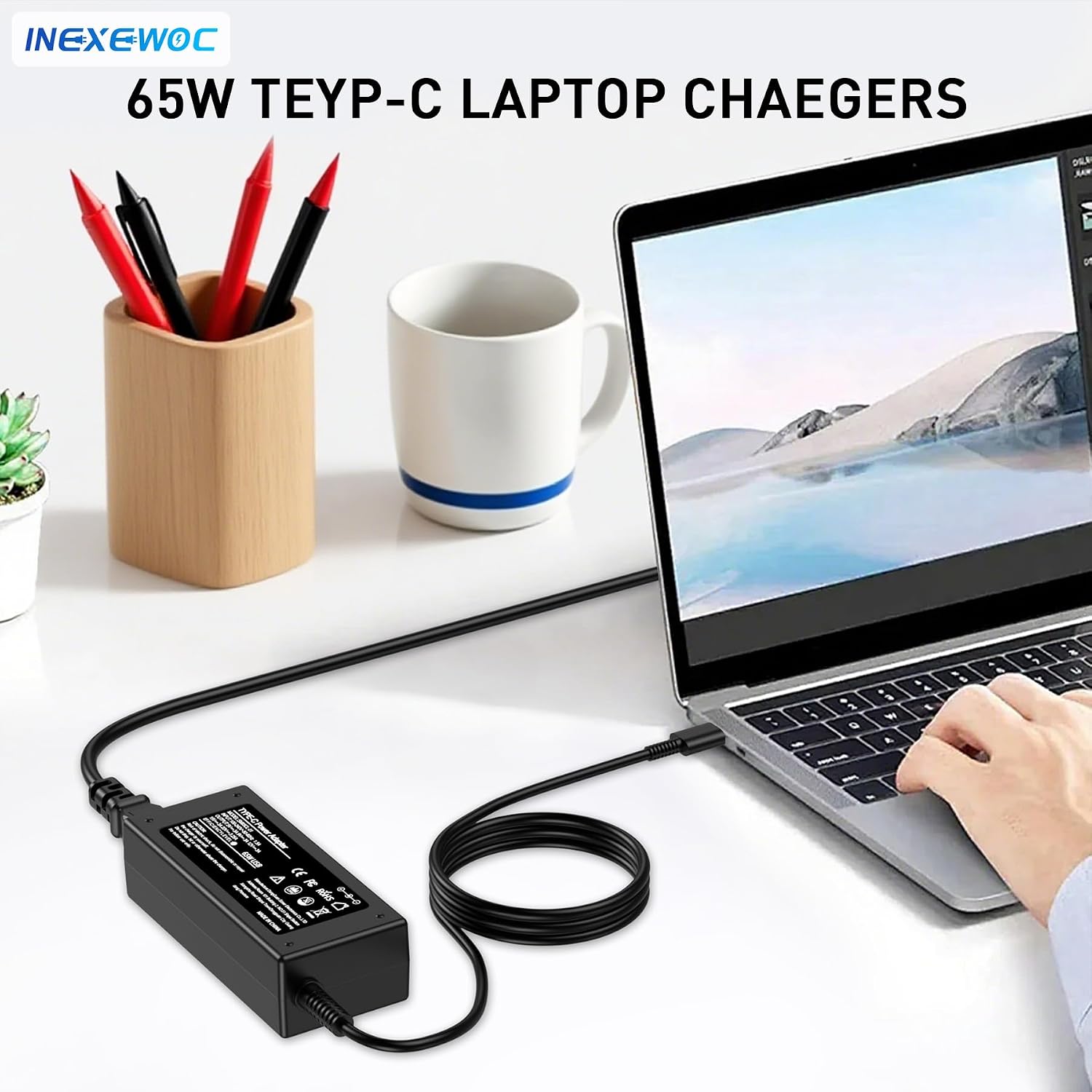 Thumbnail 6 de INEXEWOC USB-C Laptop Charger 65W