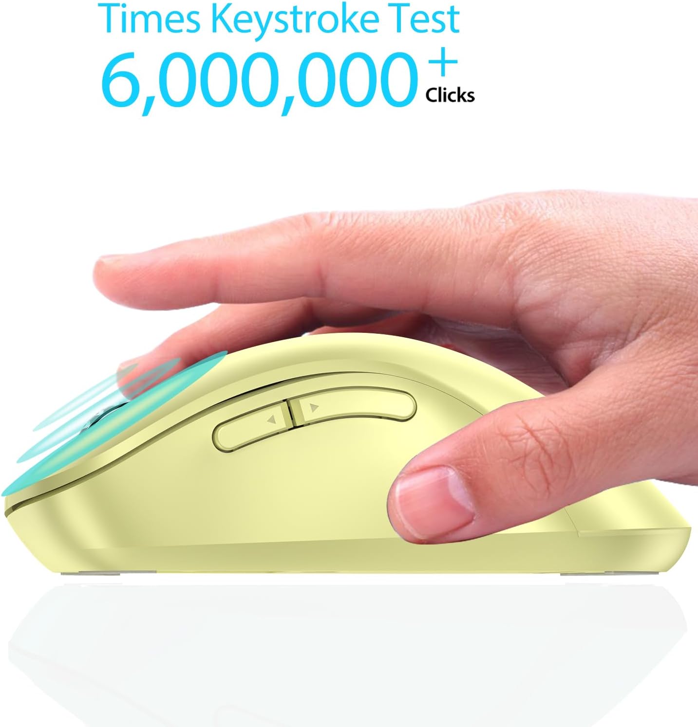 Detalle 2 de memzuoix 2.4G Wireless Mouse 1400 DPI for Laptop