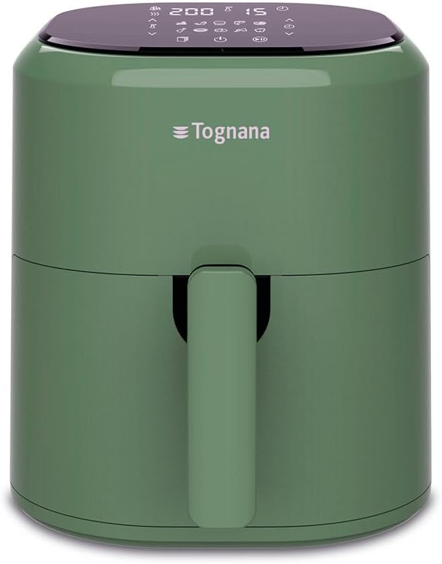 Detalle 2 de Tognana Iridea Freidora de Aire 4.5 L 🌿 Digital Verde