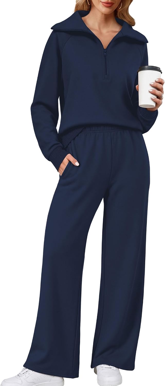 Detalle de Sampeel Women's Sweat Set, Polyester-Cotton Blend
