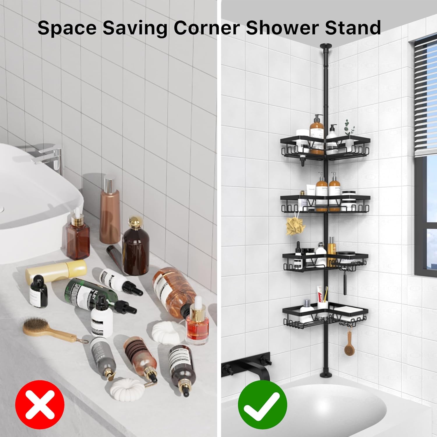 Thumbnail 5 de Kegii Corner Shower Caddy 25-114.2 in