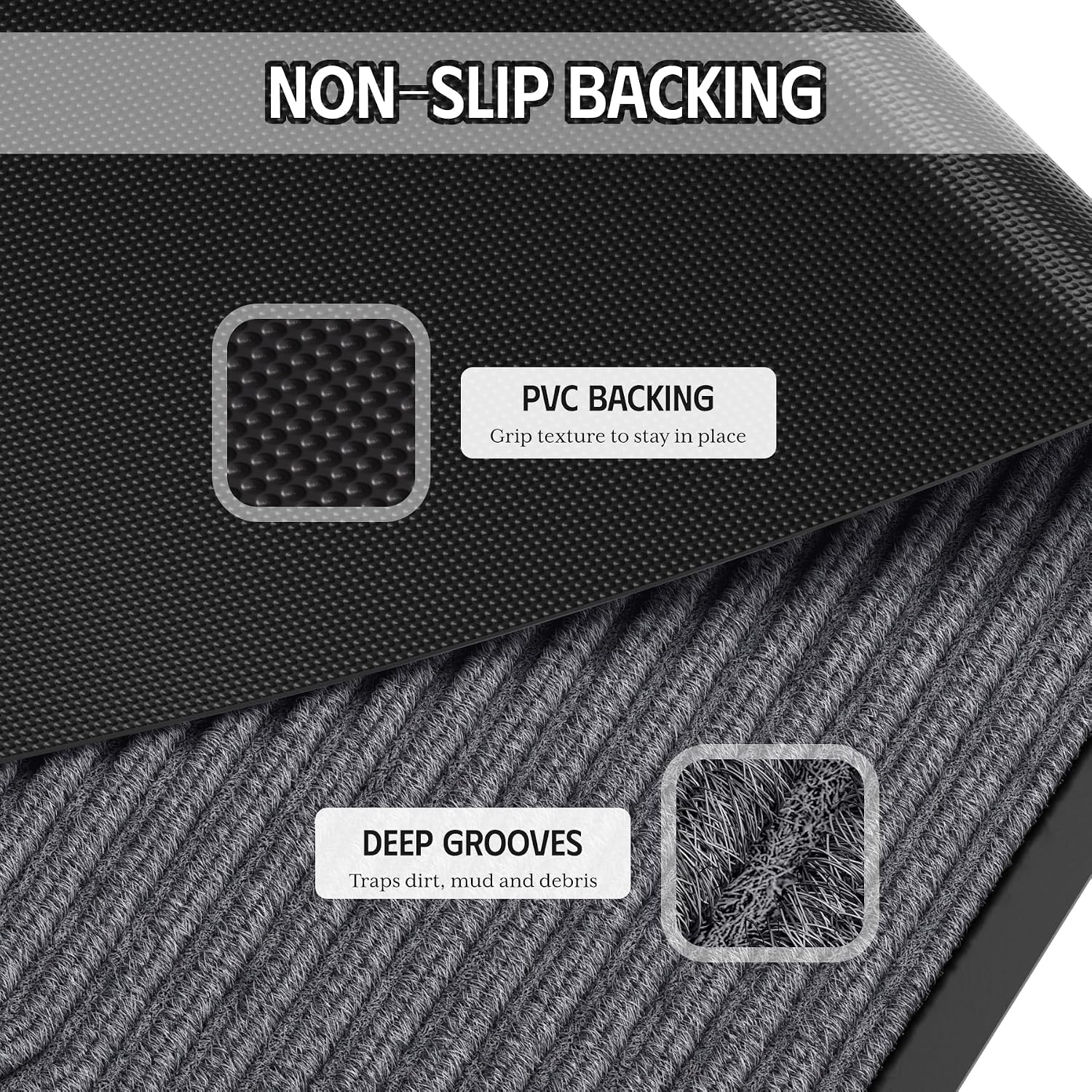 Detalle 1 de EZ2LIVE Front Door Mat 29.5 x 17 in.