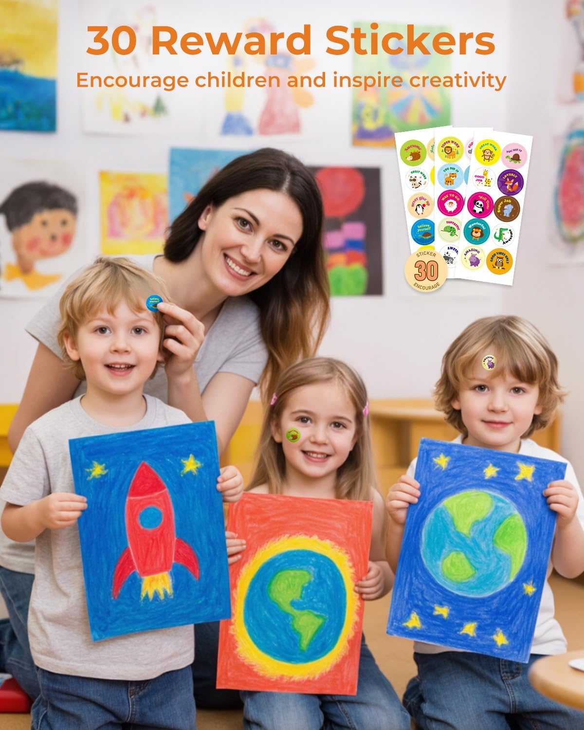 Thumbnail 6 de JUPITEARTH 12 Colours twistable rocket crayons for toddlers 🎨