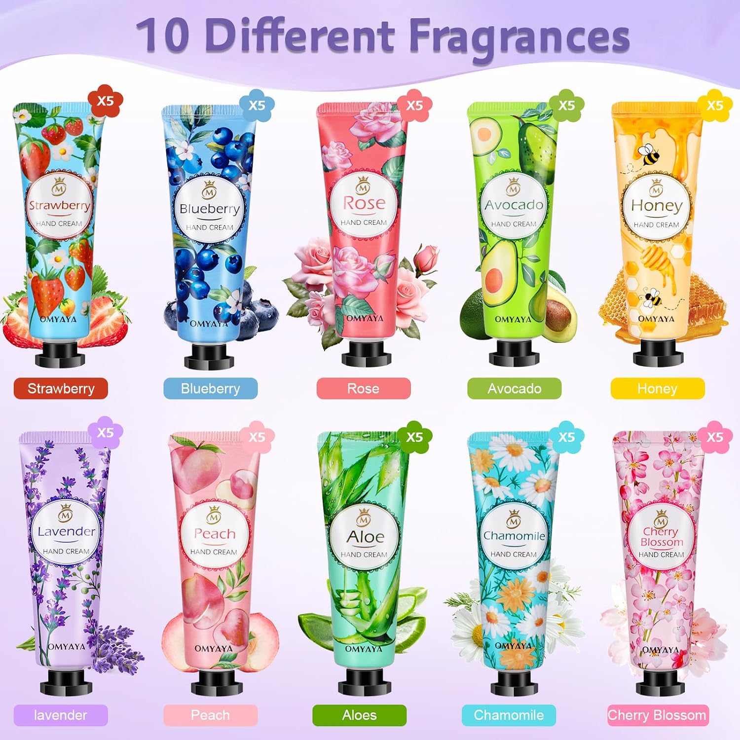 Detalle 2 de Handcreme Mini Set mit 50 Stück