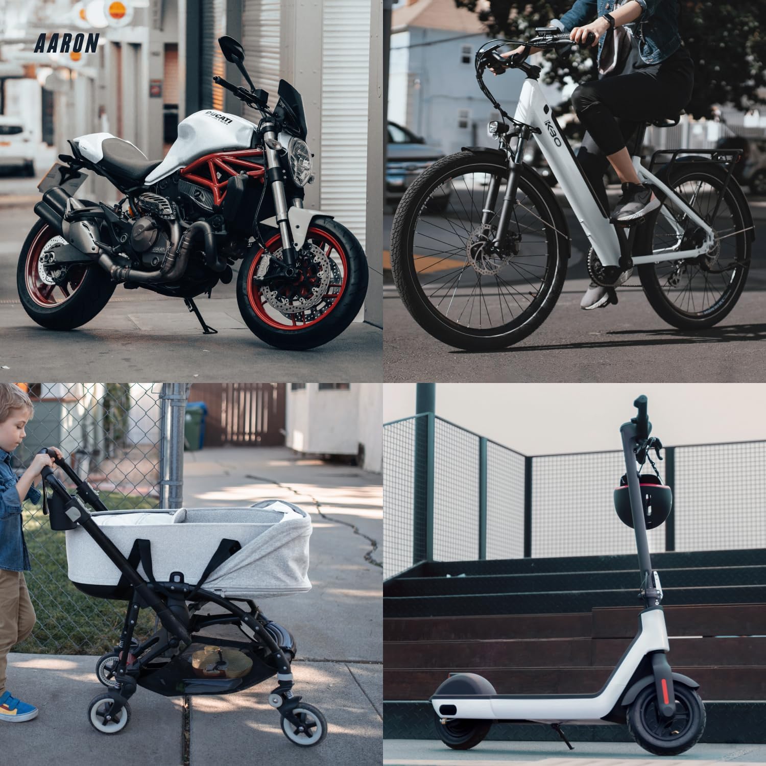 Detalle de AARON Lock One: Catena antifurto a combinazione 5 cifre per bici e veicoli leggeri