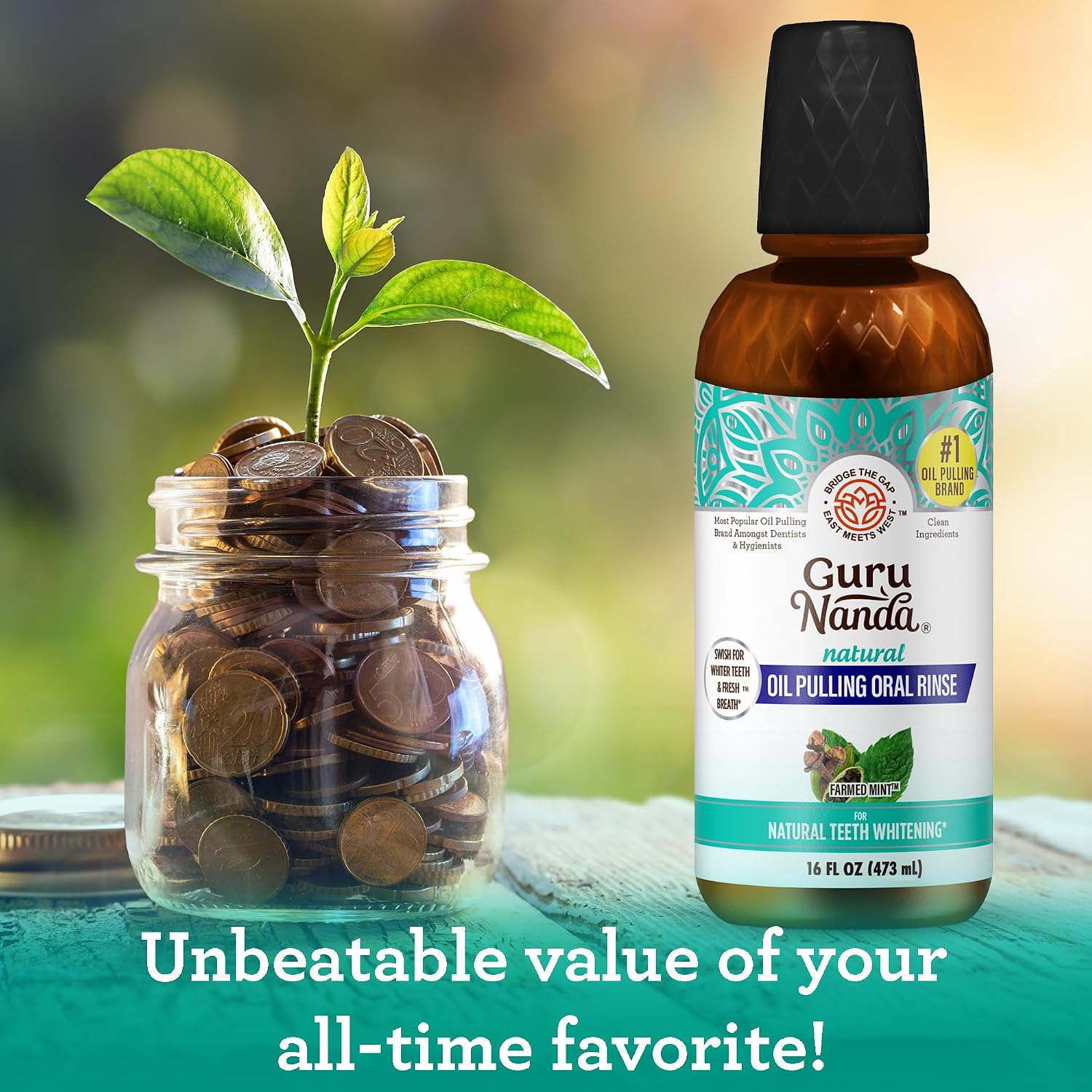 Thumbnail 6 de GuruNanda Oil Pulling Mouthwash, 16 fl oz