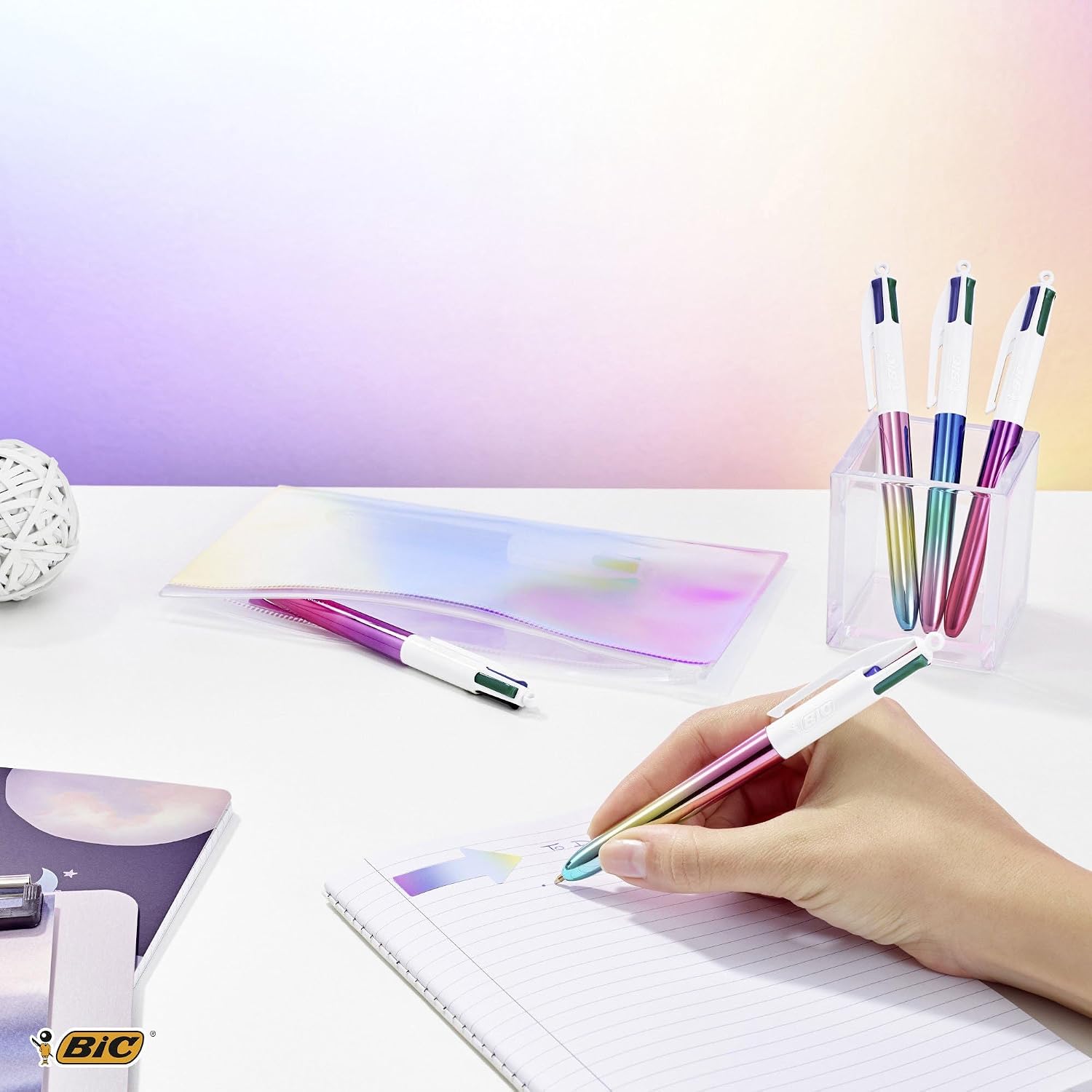 Detalle 2 de BIC 4 Colours Gradient Pen 5 Pack