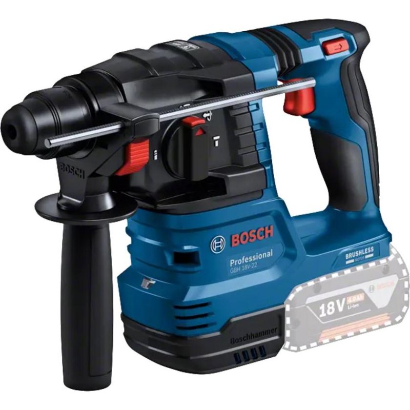Thumbnail 3 de Bosch GBH 18V-22 PROFESSIONAL SDS Plus: martillo perforador inalámbrico 18 V para taladrar y cincelar